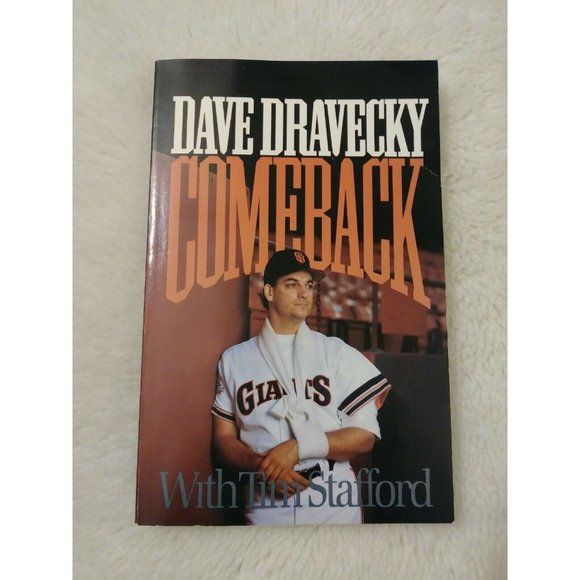 Dave Dravecky Comeback Book Baseball History Cancer Story (1990 Paperback) - Picture 1 of 3